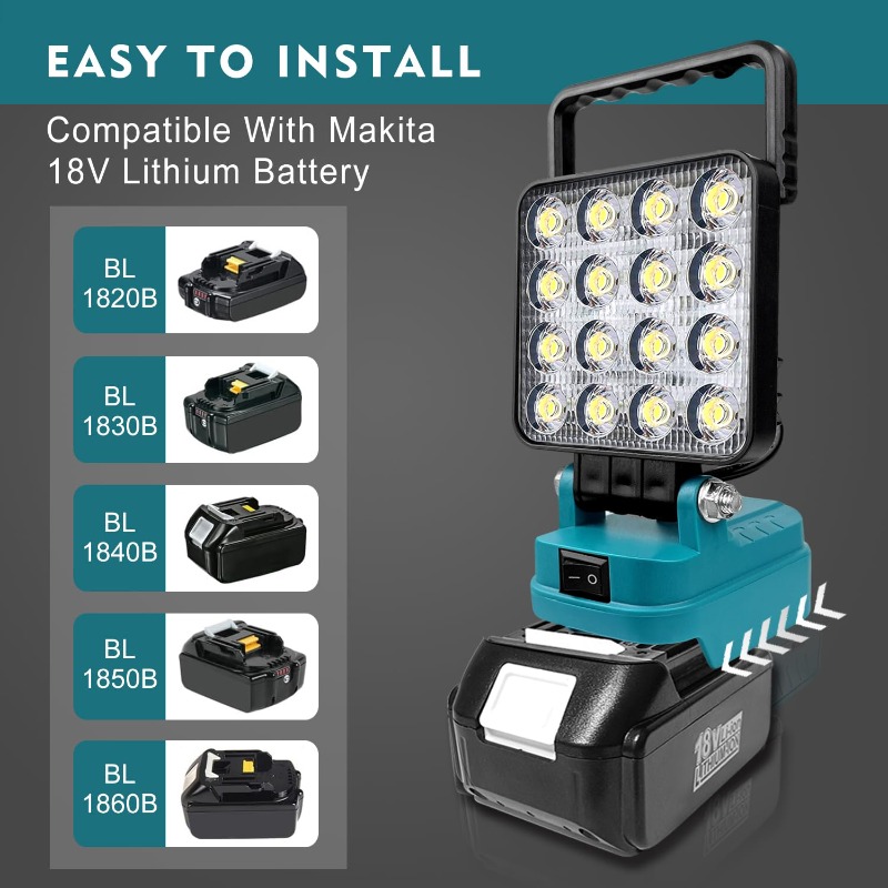 Portable Construction Site Flo - огляд і ціна Outdoor Lighting Milwaukee